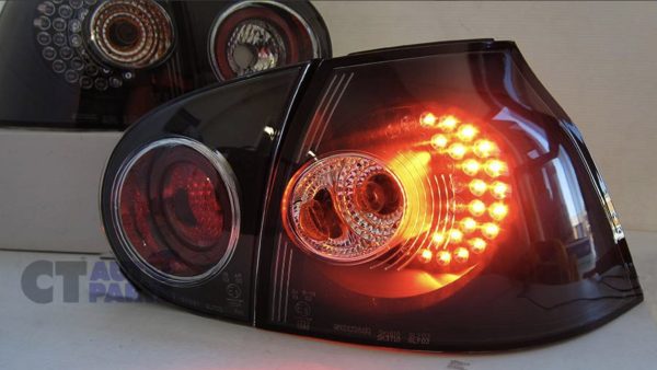 Black LED Altezza Taillights for 03-08  VW Golf V MKV TSI/TDI/GTI/R32